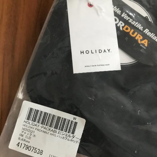 holiday(ホリデイ)の新品 HOLIDAY PACKABLE BAG パッカブルホリデイバッグ レディースのバッグ(ショルダーバッグ)の商品写真