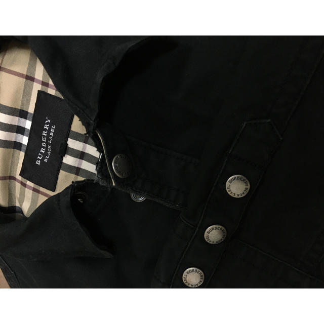 BURBERRY BLACK LABEL(バーバリーブラックレーベル)のBURBERRY BLACK LABEL スナップボタンシャツジャケット メンズのジャケット/アウター(ミリタリージャケット)の商品写真