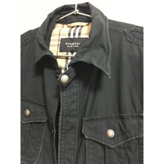 バーバリーブラックレーベル インナー ミリタリージャケット(メンズ)の通販 4点 | BURBERRY BLACK LABELのメンズを買うならラクマ