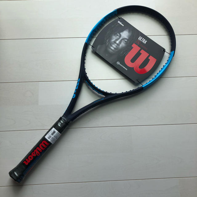 wilson(ウィルソン)のWilson ウルトラ100 G２ 新品未使用 ブルー ウイルソン 錦織圭 スポーツ/アウトドアのテニス(ラケット)の商品写真