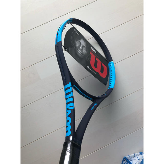 wilson(ウィルソン)のWilson ウルトラ100 G２ 新品未使用 ブルー ウイルソン 錦織圭 スポーツ/アウトドアのテニス(ラケット)の商品写真