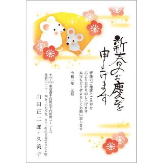 高品質年賀状20枚☆業務用印刷機仕上げ☆2020年 GW08(その他)