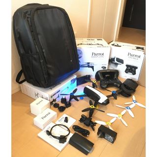 Parrot Bebop 2 FVP +バッグ 予備バッテリー 今年購入商品(ホビーラジコン)