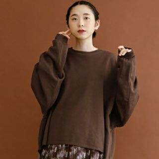 メルロー(merlot)のmorlot オーバーサイズ裏起毛スウェットプルオーバー(トレーナー/スウェット)