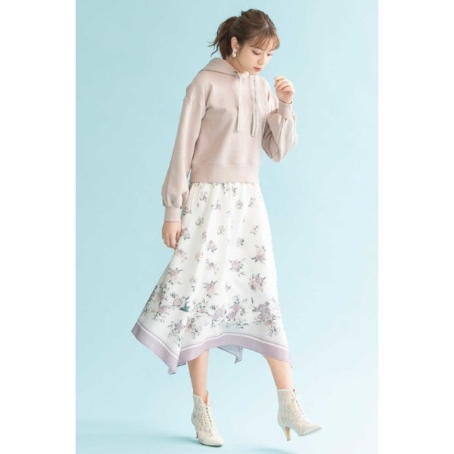 JILL by JILLSTUART(ジルバイジルスチュアート)のチュールレースブーツ レディースの靴/シューズ(ブーツ)の商品写真