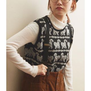 フィグロンドン(fig London)のfigLondon cat vest(ニット/セーター)