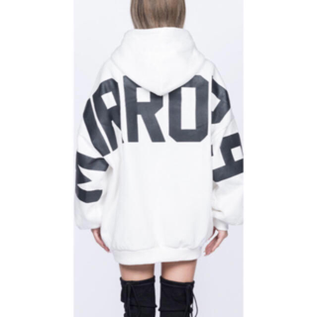 MIRROR9 ICON sweat/WHITE ✘BLACK パーカー-