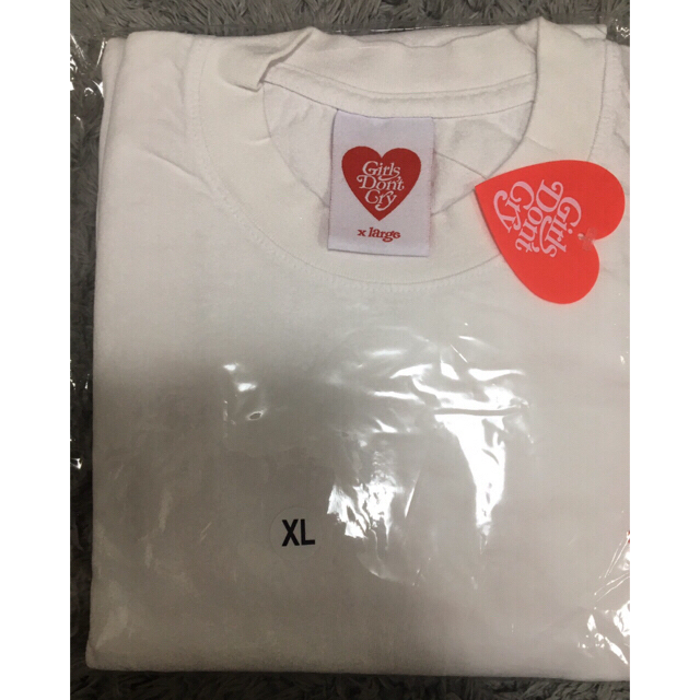 XL girls don’t cry logo t-shirt white 白