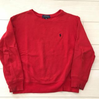 ポロラルフローレン(POLO RALPH LAUREN)の140㎝ RALPHLAUREN スウェット ラルフローレン トレーナー 赤(Tシャツ/カットソー)