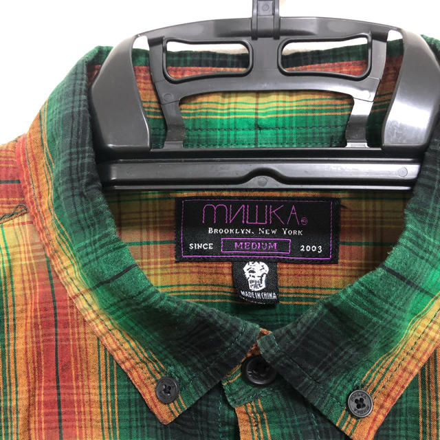 MISHKA(ミシカ)の【最終値下げ‼︎】MISHKA チェックシャツMサイズ メンズのトップス(シャツ)の商品写真