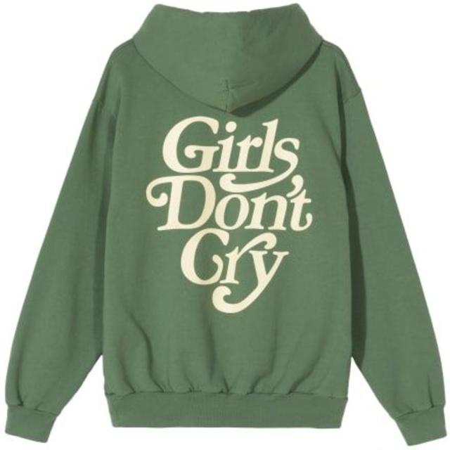 LGirlsDonL Girls Don't Cry GDC LOGO HOODY green