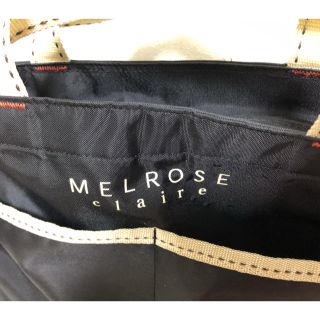 メルローズクレール(MELROSE claire)のMELROSE メルローズ　トートバッグ(トートバッグ)