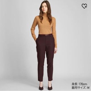 ユニクロ(UNIQLO)のmii様ご専用 ユニクロEZYアンクルパンツ 2019年版 ウールライク 標準丈(クロップドパンツ)