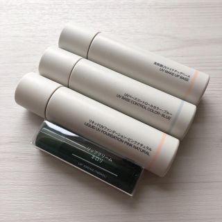 ムジルシリョウヒン(MUJI (無印良品))の無印 リキッドファンデーション 下地 コントロールカラー リップクリーム(ファンデーション)