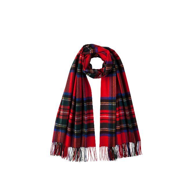 新品 ジョンストンズ ストール カシミア100% イギリス製 Johnstons