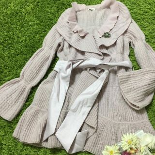 トゥービーシック(TO BE CHIC)のTo be chic レディロングニットカーディガン(カーディガン)