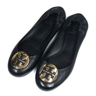 トリーバーチ(Tory Burch)のトリーバーチ フラットシューズ 黒 約24.5cm(バレエシューズ)