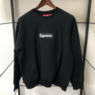 シュプリーム(Supreme)の【M】黒 Supreme Box Logo Crewneck (Tシャツ/カットソー(七分/長袖))