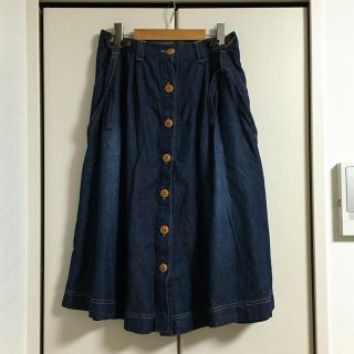 ネイビーナチュラル(navy natural)のデニムロングスカート＊お安くしました(ロングスカート)