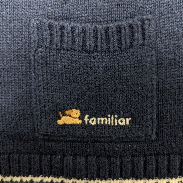 familiar(ファミリア)のfamiliar　ベスト　100 キッズ/ベビー/マタニティのキッズ服男の子用(90cm~)(ニット)の商品写真