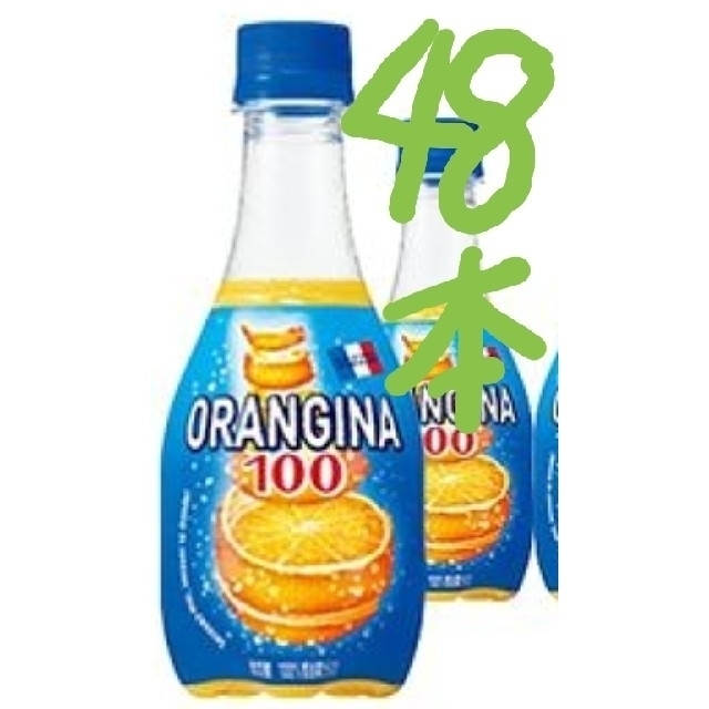 アサヒ(アサヒ)の48本果汁100％オランジーナ 食品/飲料/酒の飲料(ソフトドリンク)の商品写真