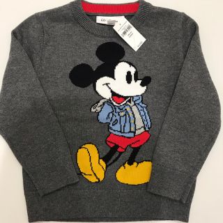 ベビーギャップ(babyGAP)の新品・未使用 babyGapディズニーミッキーセーター 100cm(ニット)