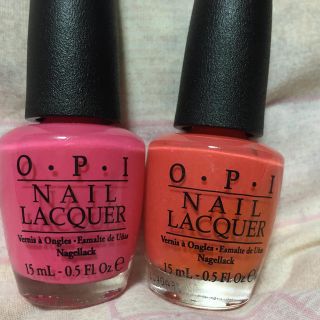 オーピーアイ(OPI)のOPI  ピンク&オレンジ(マニキュア)