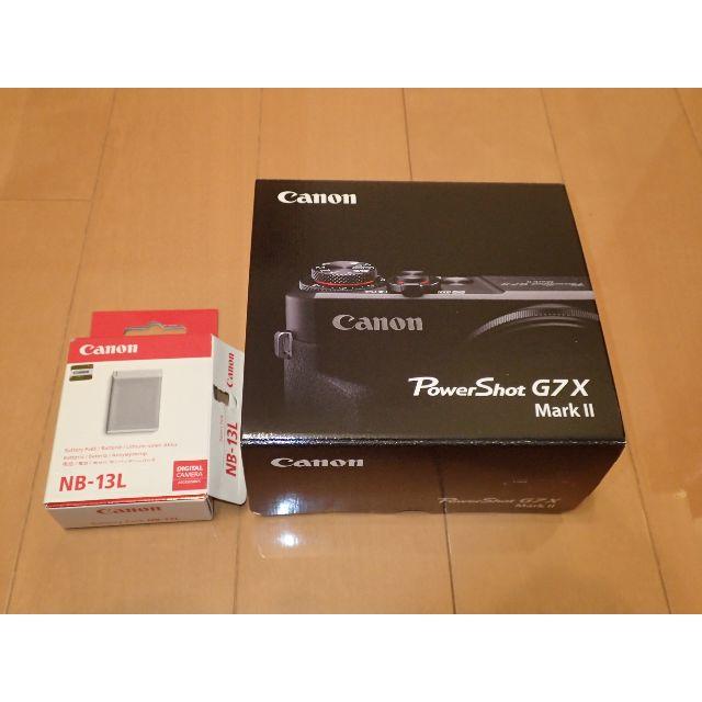 Canon G7 X Mark II 新品純正バッテリー付 保証残あり - コンパクト