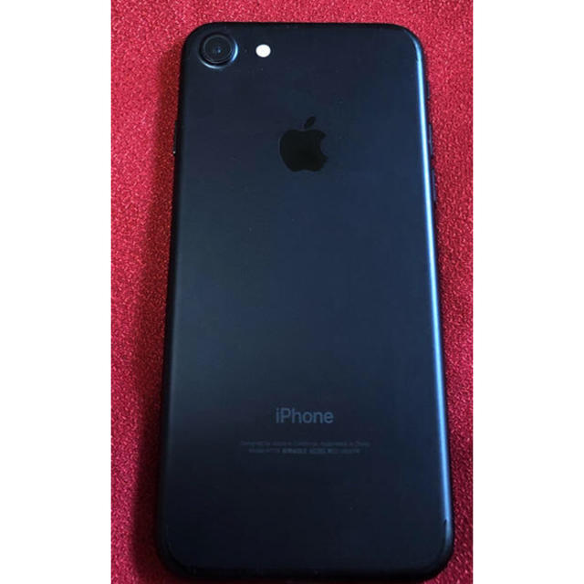iPhone7 128 GB ブラック SIMフリー解除済スマホ/家電/カメラ