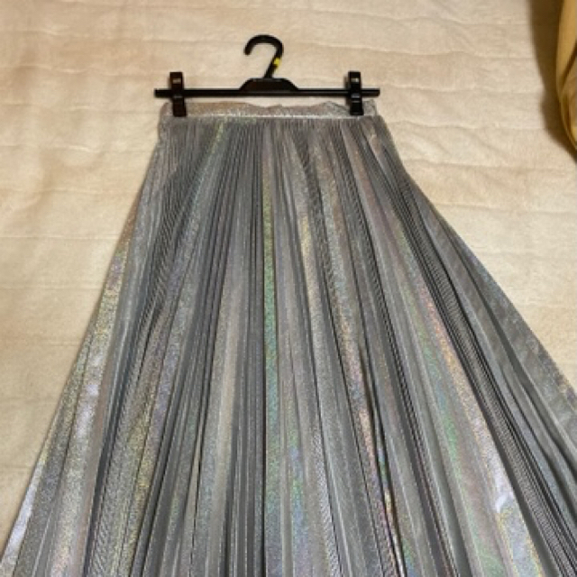 LE CIEL BLEU(ルシェルブルー)のHologram Pleated Skirt IRENE レディースのスカート(ロングスカート)の商品写真