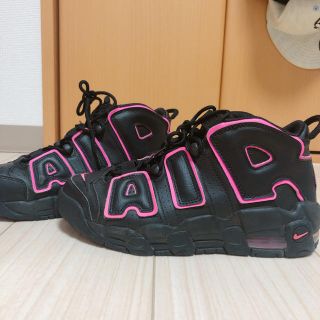 ナイキ(NIKE)のNike モアテン　ピンク(スニーカー)