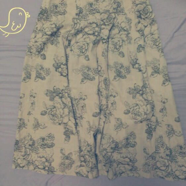 Grimoire(グリモワール)のレトロ花柄ロングスカート レディースのスカート(ロングスカート)の商品写真
