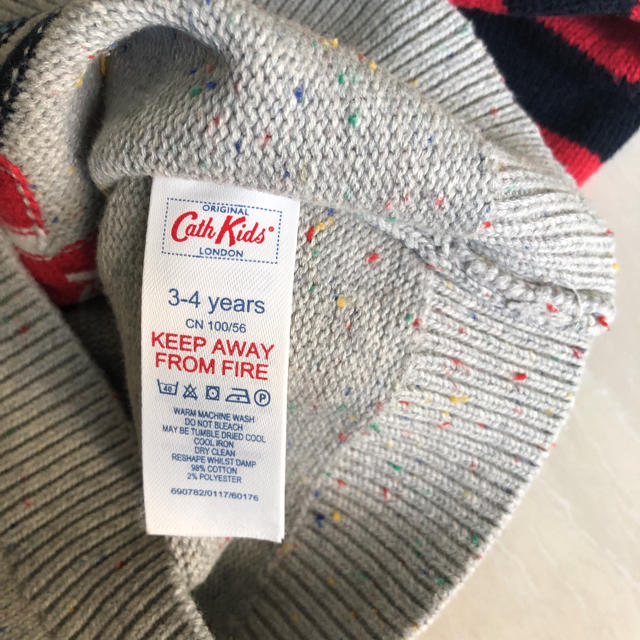 Cath Kidston(キャスキッドソン)のCath kids  セーター　3-4サイズ キッズ/ベビー/マタニティのキッズ服男の子用(90cm~)(ニット)の商品写真