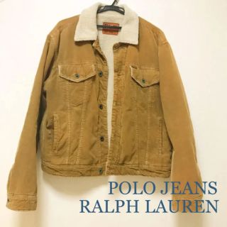 ポロラルフローレン(POLO RALPH LAUREN)の【美品】POLO JEANS ジャケット ボア ビッグシルエット ポロジーンズ(Gジャン/デニムジャケット)