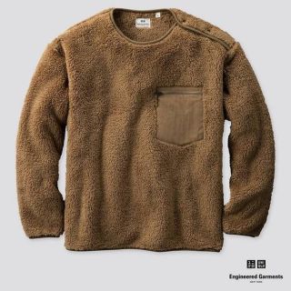 ユニクロ(UNIQLO)のユニクロ エンジニアドガーメンツ フリース ブラウン M(その他)