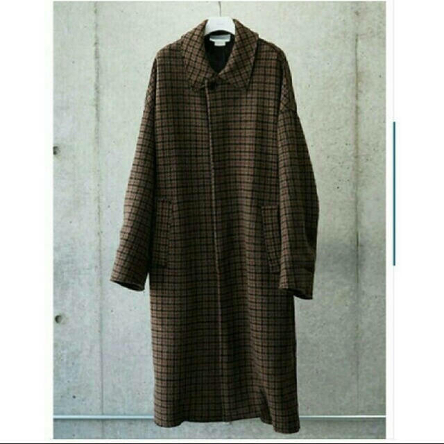 YOKE DOUBLE JQUARD KNIT BAL COLLAR COAT