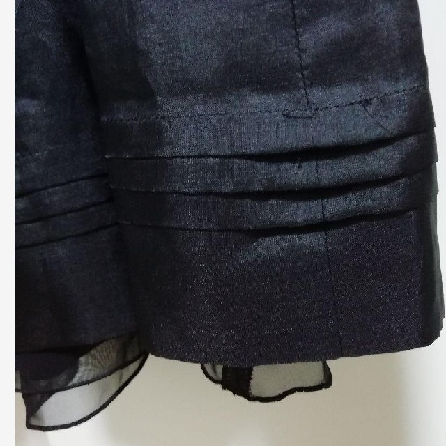 Xmiss(キスミス)のフレアスカート　リボン　黒（キスミス） レディースのスカート(ひざ丈スカート)の商品写真