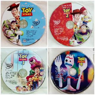 トイストーリー(トイ・ストーリー)の新品♡ディズニー/トイ・ストーリー１.２.３.４  ＤＶＤセット  クリアケース(キッズ/ファミリー)