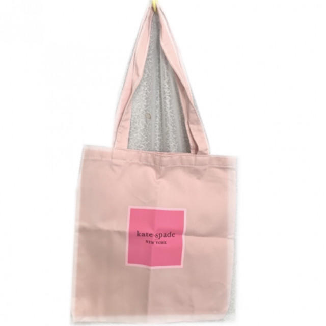 kate spade new york(ケイトスペードニューヨーク)の新品 ピンク キャンバス トートバッグ レディースのバッグ(トートバッグ)の商品写真