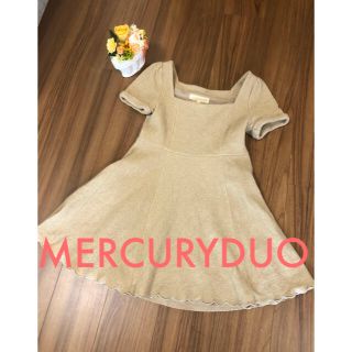 マーキュリーデュオ(MERCURYDUO)のマーキュリードュオ　秋冬　ワンピース(ミニワンピース)