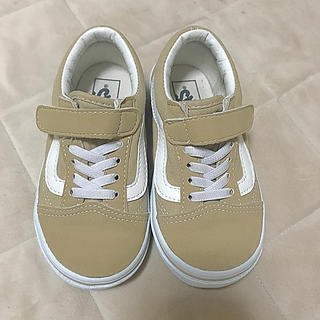 ヴァンズ(VANS)のVANSオールドスクール　ベージュ17cm(スニーカー)