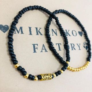 メタルビーズアンクレットセット(アンクレット)