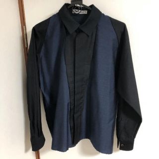 イッセイミヤケ(ISSEY MIYAKE)の【美品】ISSEYMIYAKE イッセイミヤケ 16aw バイカラー 比翼シャツ(シャツ)