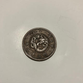古銭です。明治十七年の一銭銅貨です。(貨幣)