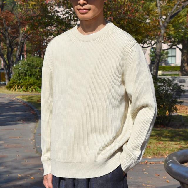 AURALEE(オーラリー)/ SUPER FINE WOOL RIB KNIT