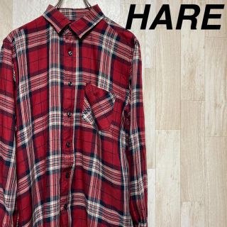 ハレ(HARE)の【ハレ】日本製☆チェック柄シャツ☆丈長め(シャツ)