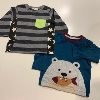 ブランシェス(Branshes)の【ブランシェス  ★トイザらス】ロンT80、２枚セット(Ｔシャツ)