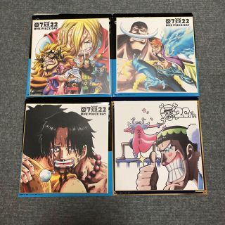 バンプレスト(BANPRESTO)のONE PIECE 1番くじ 名場面色紙+七七七巻(少年漫画)