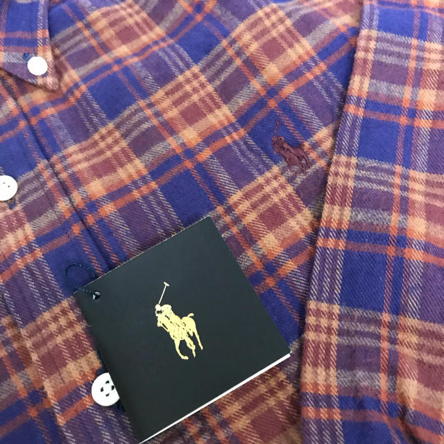 POLO RALPH LAUREN(ポロラルフローレン)のポロ・ラルフローレン　ネルシャツ(ヴィンテージ　USAサイズ) メンズのトップス(シャツ)の商品写真