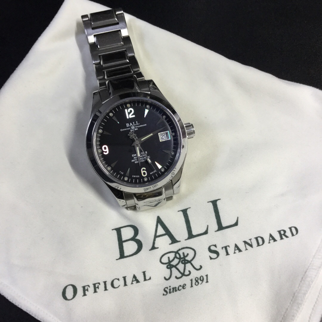 逸品】 ボールウォッチ 超希少!デイトのみ - BALL エンジニア 40mm